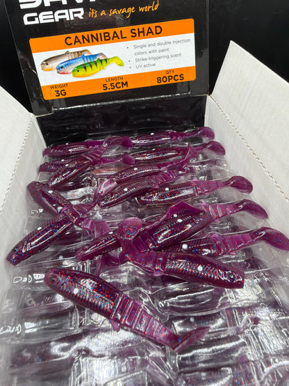 LIMITOWANY ! Guma Savage Gear Cannibal 5,5cm - Cosmo Dot /EDYCJA DRAPIEŻNIK/ 1szt