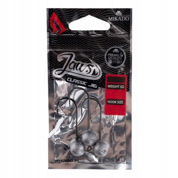 MIKADO GŁÓWKA JIGOWA - JAWS CLASSIC 10g-1/0 op.3szt.