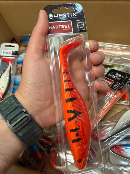 LIMITOWANY ! Guma Westin ShadTeez 16cm - Flame Dot /EDYCJA DRAPIEŻNIK/