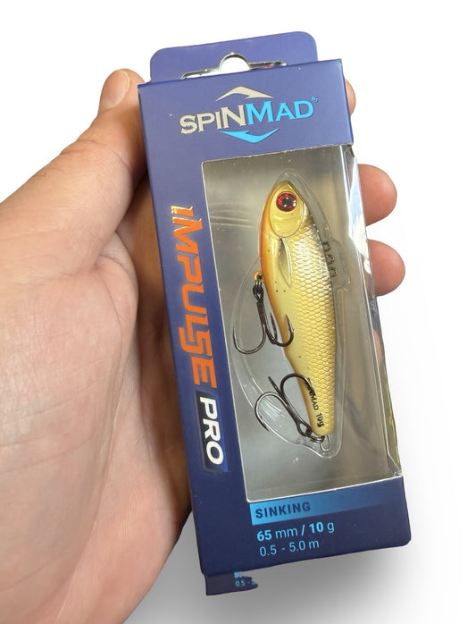 3904 Wobler Wertykalny Cykada SpinMad Impulse PRO 6,5cm 10g 1szt