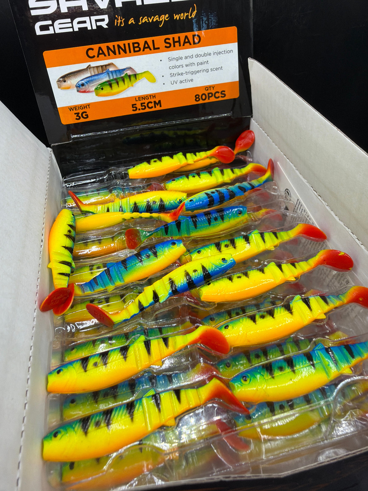 LIMITOWANY ! Guma Savage Gear Cannibal 5,5cm - Angry Dot /EDYCJA DRAPIEŻNIK/ 1szt