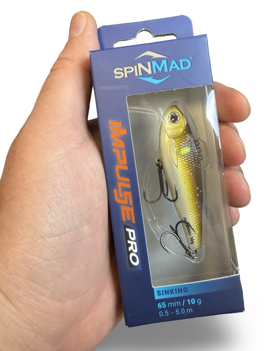 3905 Wobler Wertykalny Cykada SpinMad Impulse PRO 6,5cm 10g 1szt