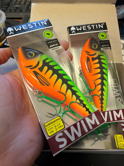 Wobler Westin Swim Glidebait 12cm SUSPENDING - Toxic Bone EDYCJA HALLOWEEN