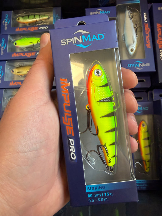 4006 Wobler Wertykalny Cykada SpinMad Impulse PRO 8cm 15g 1szt