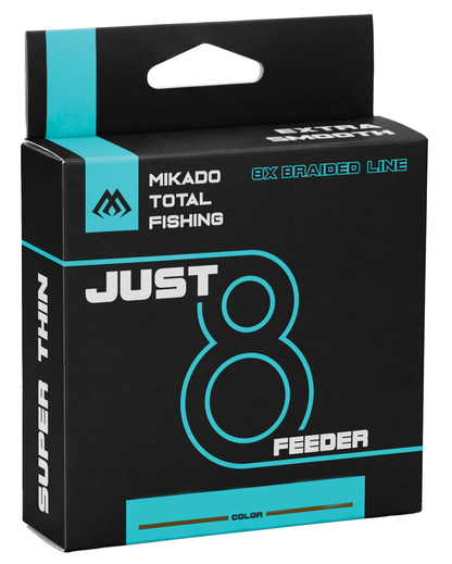 Mikado Plecionka Just 8 Feeder 0.08mm 150m Brązowa
