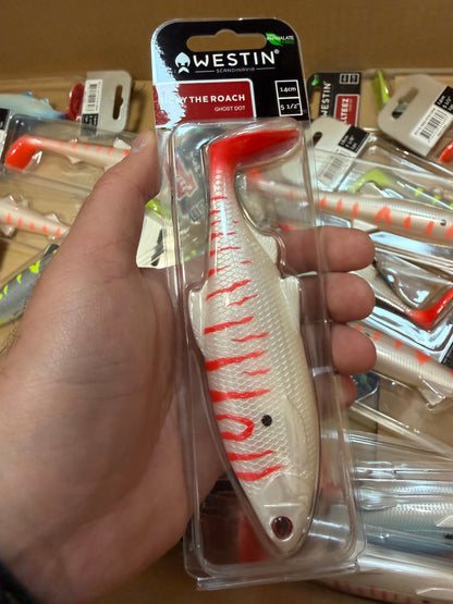 LIMITOWANY ! Guma Westin Ricky The Roach 14cm - Ghost Dot EDYCJA DRAPIEŻNIK 1szt
