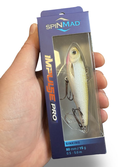 4002 Wobler Wertykalny Cykada SpinMad Impulse PRO 8cm 15g 1szt