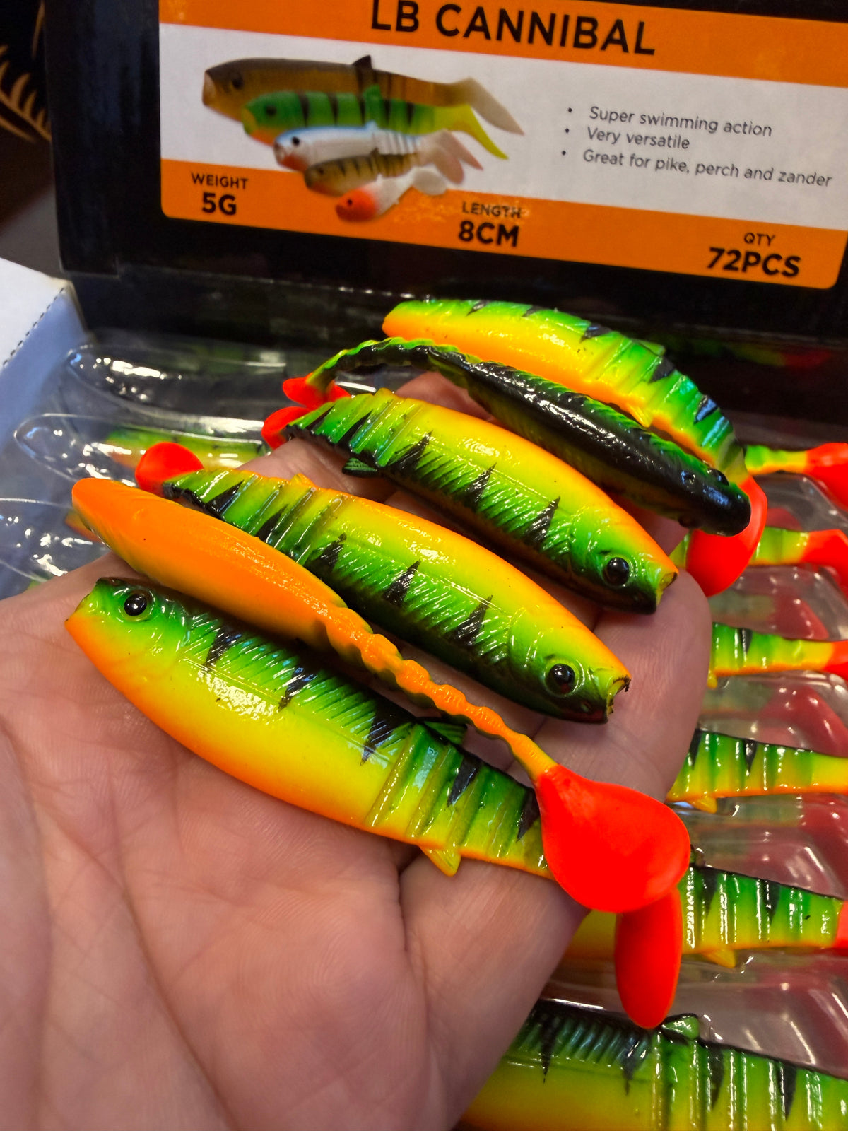 LIMITOWANY ! Savage Gear Cannibal FT FRT GUMA NA OKONIA 8cm 1szt