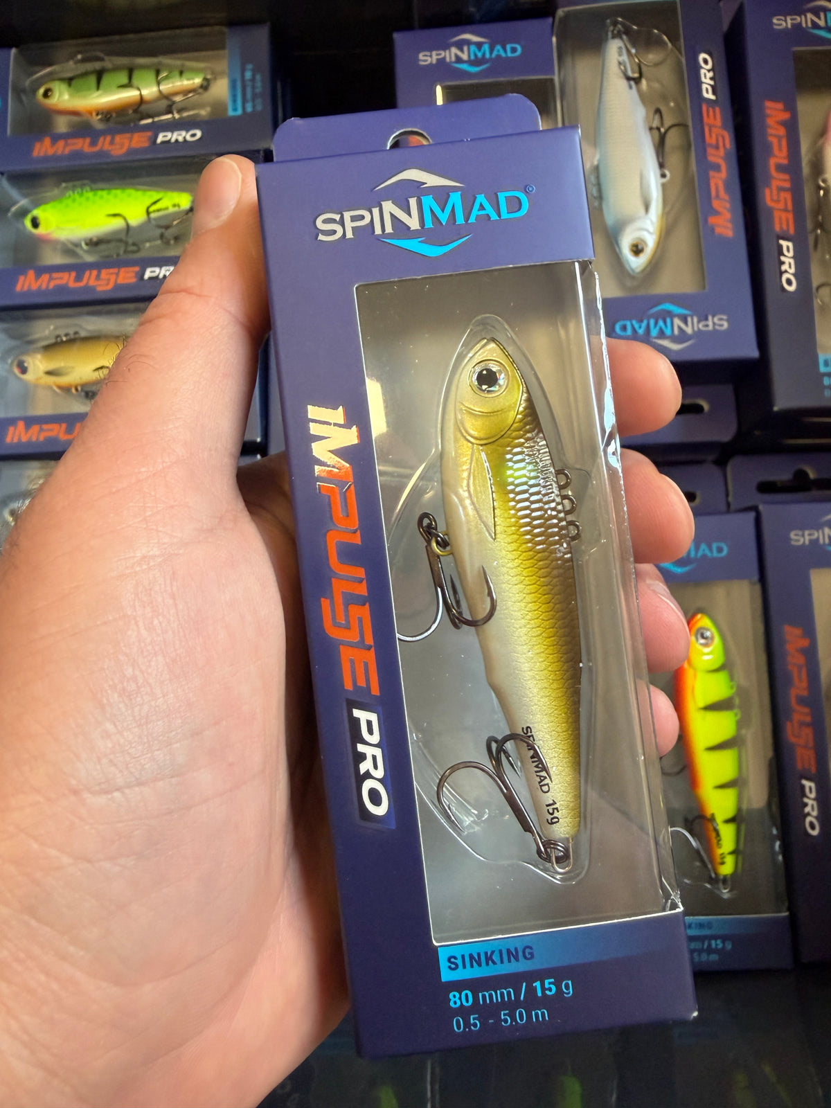4005 Wobler Wertykalny Cykada SpinMad Impulse PRO 8cm 15g 1szt