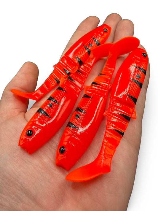 LIMITOWANY ! Guma Savage Gear Cannibal 10cm - Flame Dot /EDYCJA DRAPIEŻNIK/ 1szt