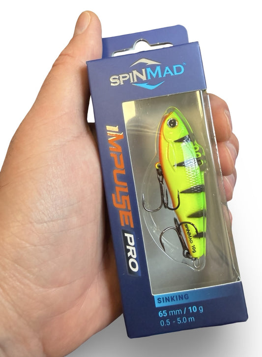 3907 Wobler Wertykalny Cykada SpinMad Impulse PRO 6,5cm 10g 1szt
