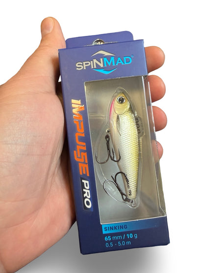 3902 Wobler Wertykalny Cykada SpinMad Impulse PRO 6,5cm 10g 1szt