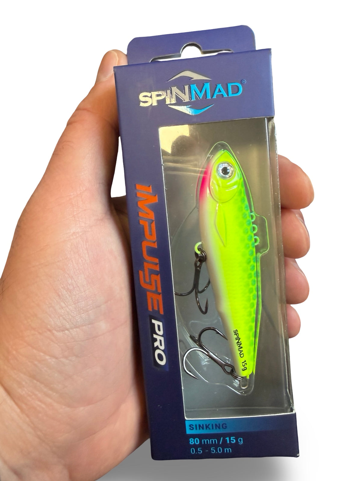 4008 Wobler Wertykalny Cykada SpinMad Impulse PRO 8cm 15g 1szt