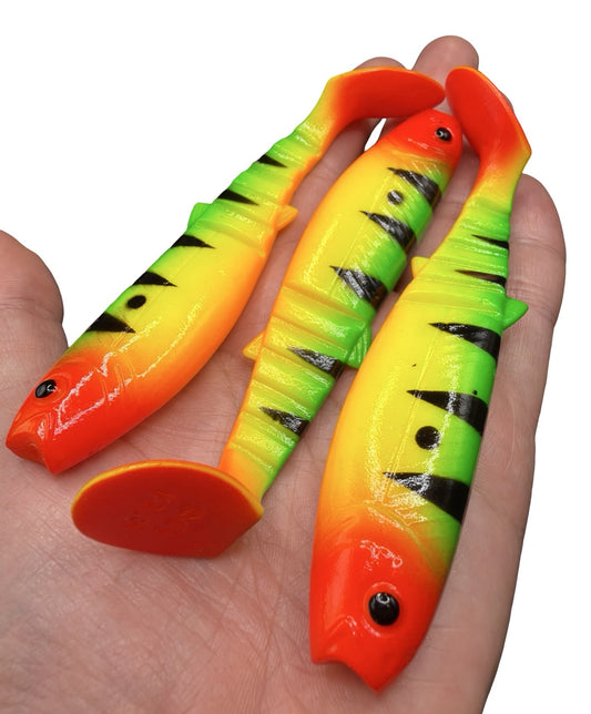 LIMITOWANY ! Guma Savage Gear Cannibal 12.5cm - Fire Dot /EDYCJA DRAPIEŻNIK/ 1szt