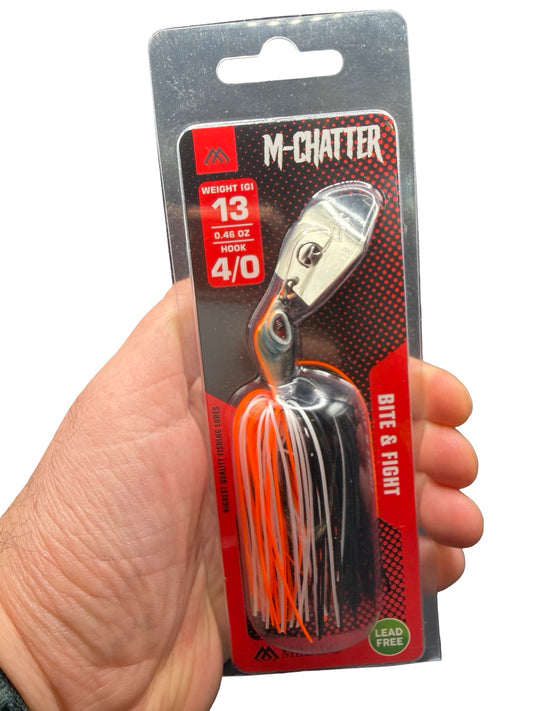 PMCH-13-RO Mikado Przynęta NA SZCZUPAKA M-CHATTER 13g - 4/0 1szt