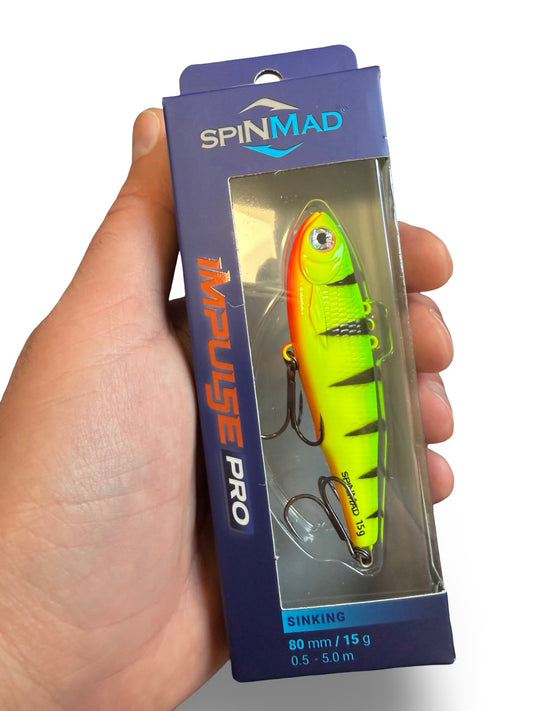 4006 Wobler Wertykalny Cykada SpinMad Impulse PRO 8cm 15g 1szt