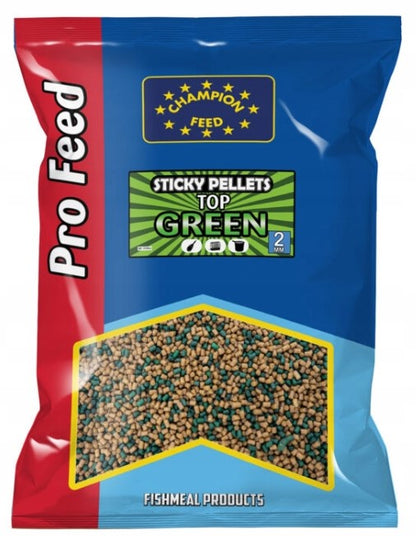 Pellet Sticky Champion Feed Method Feeder Top Green 2mm 650g