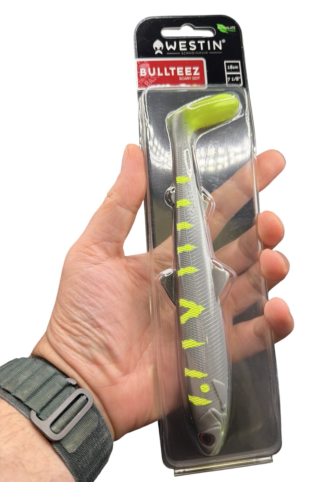 LIMITOWANY ! Guma Westin BullTeez Shadtail 18cm - Scary Dot /EDYCJA DRAPIEŻNIK/