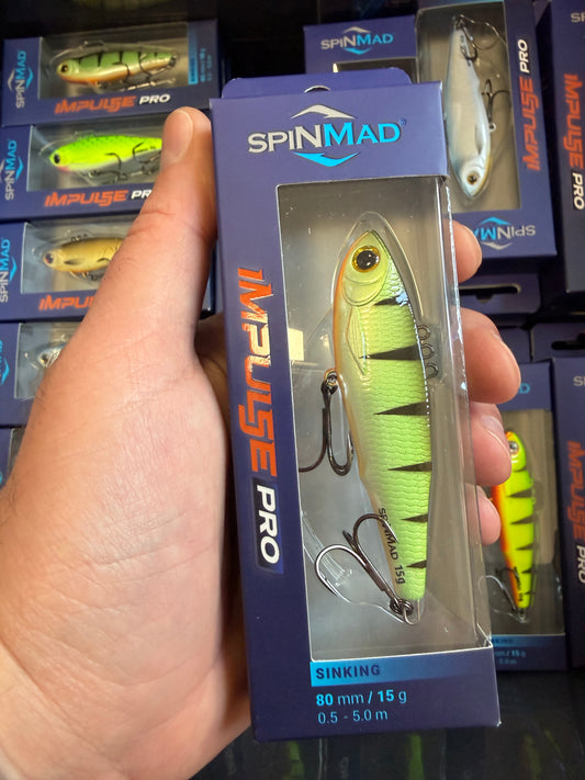 4006 Wobler Wertykalny Cykada SpinMad Impulse PRO 8cm 15g 1szt