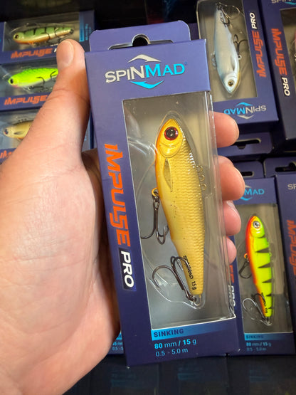 4004 Wobler Wertykalny Cykada SpinMad Impulse PRO 8cm 15g 1szt