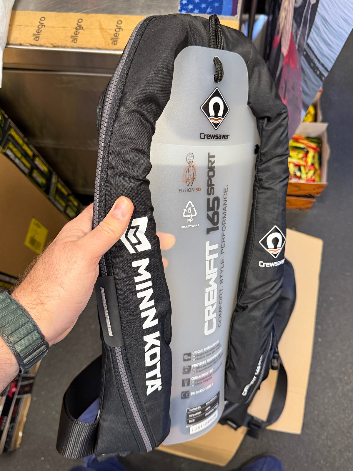 Automatyczna Kamizelka ratunkowa CrewSaver Crewfit 165N Sport - Minn Kota